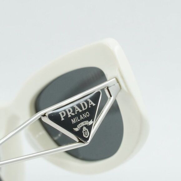 NEW PRADA PR14YS 1425S0 TALC DARK GREY SUNGLASSES - Picture 13 of 15